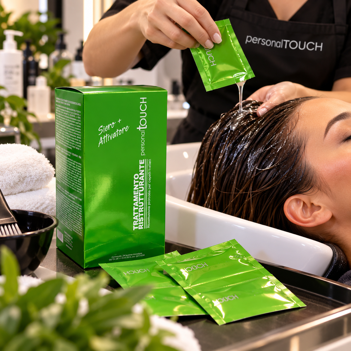 Restrukturierendes Haar-Kit mit EDELSTEIN BOOST + FLUID Keratin