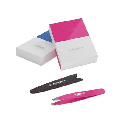 Augenbrauenpinzette Schräge Spitze "K-Tweezer" KIEPE Professional