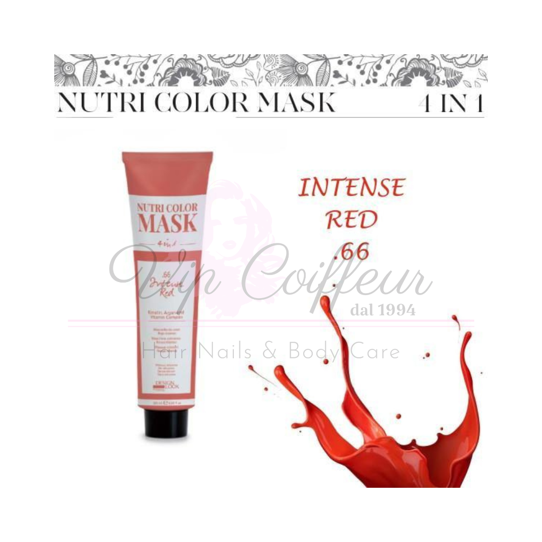 Nutri Color Mask 4 in 1 - Intense Red .66 - 120 ml DESIGN LOOK