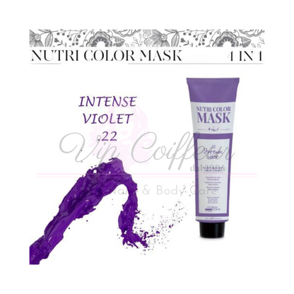 Nutri Color Mask 4 in 1 - Intensives Violett .22 - 120 ml DESIGN LOOK
