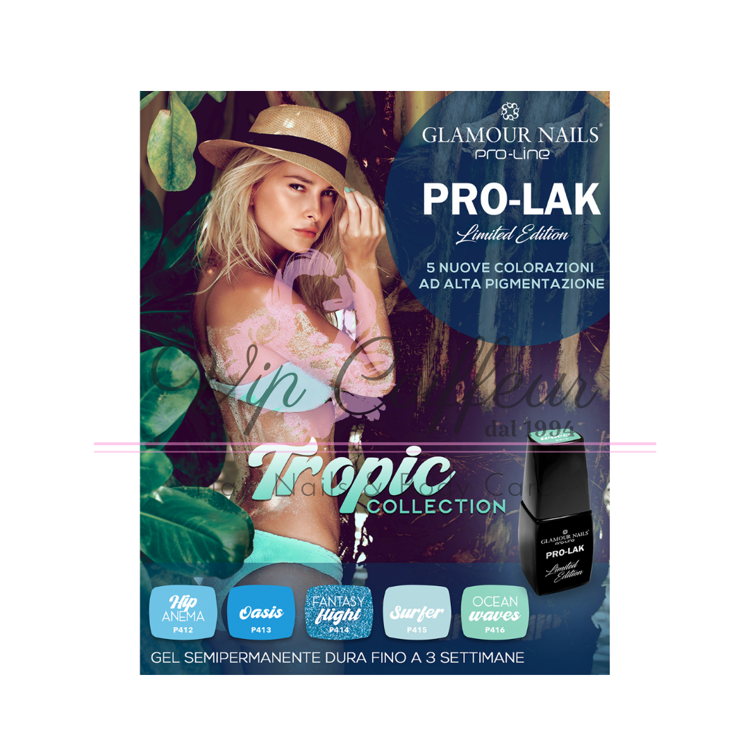 COLLECTION TROPIC PRO-LAK semi-permanenter Gel-Nagellack 10 ml GLAMOUR NAILS