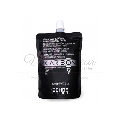 Decolorante Capelli in Crema al Carbone Karbon 9 500 g ECHOSLINE