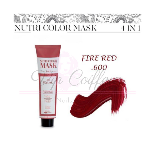 Nutri Color Mask 4 in 1 - Fire Red .600 - 120 ml DESIGN LOOK
