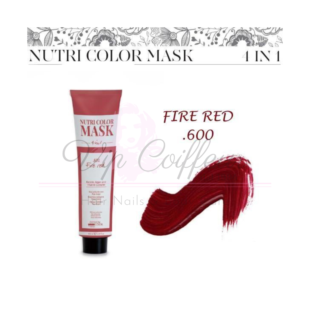 Nutri Color Mask 4 in 1 - Feuerrot .600 - 120 ml DESIGN LOOK