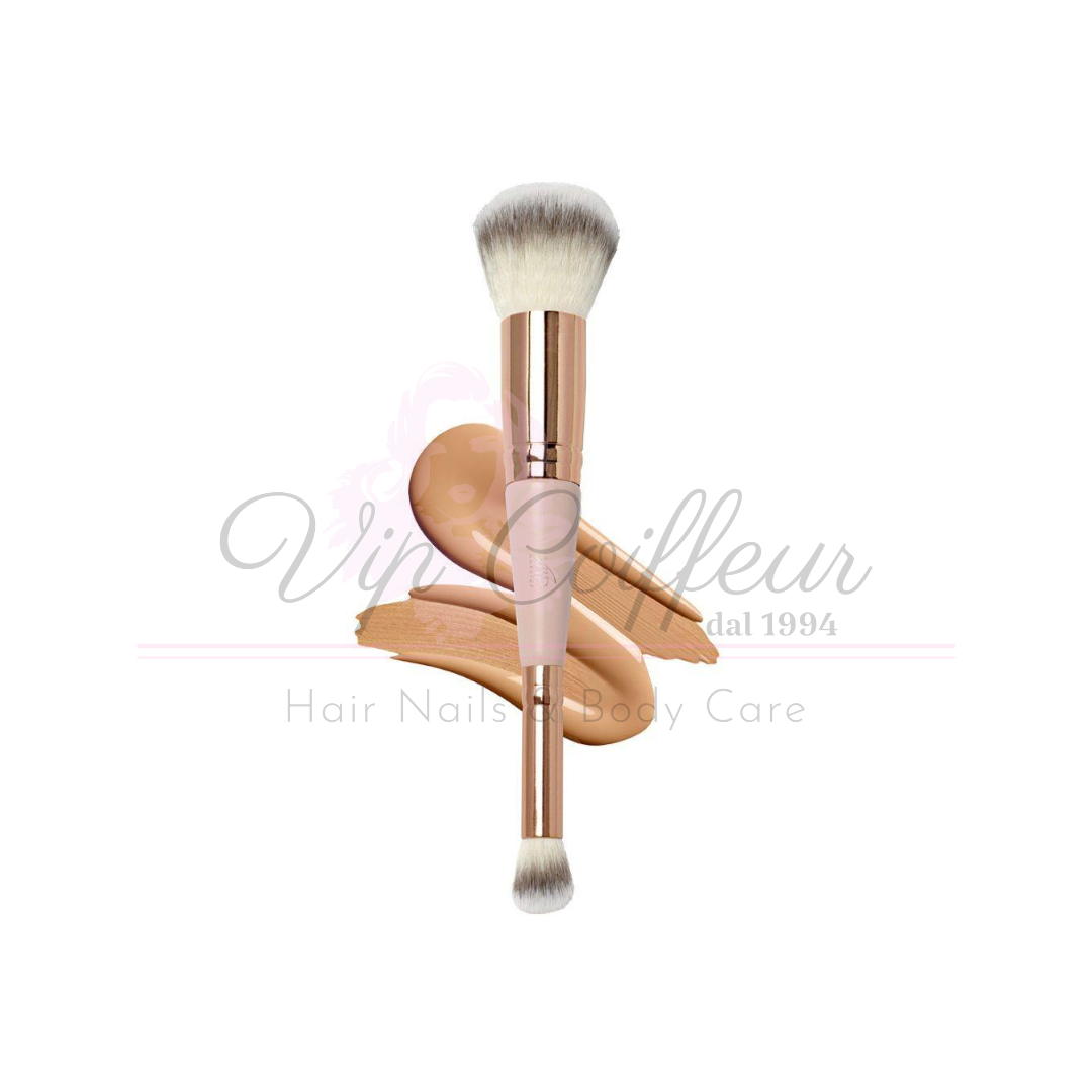 Pennello Professionale 2 in 1 Skin Perfect Double Brush VIP MAKE UP