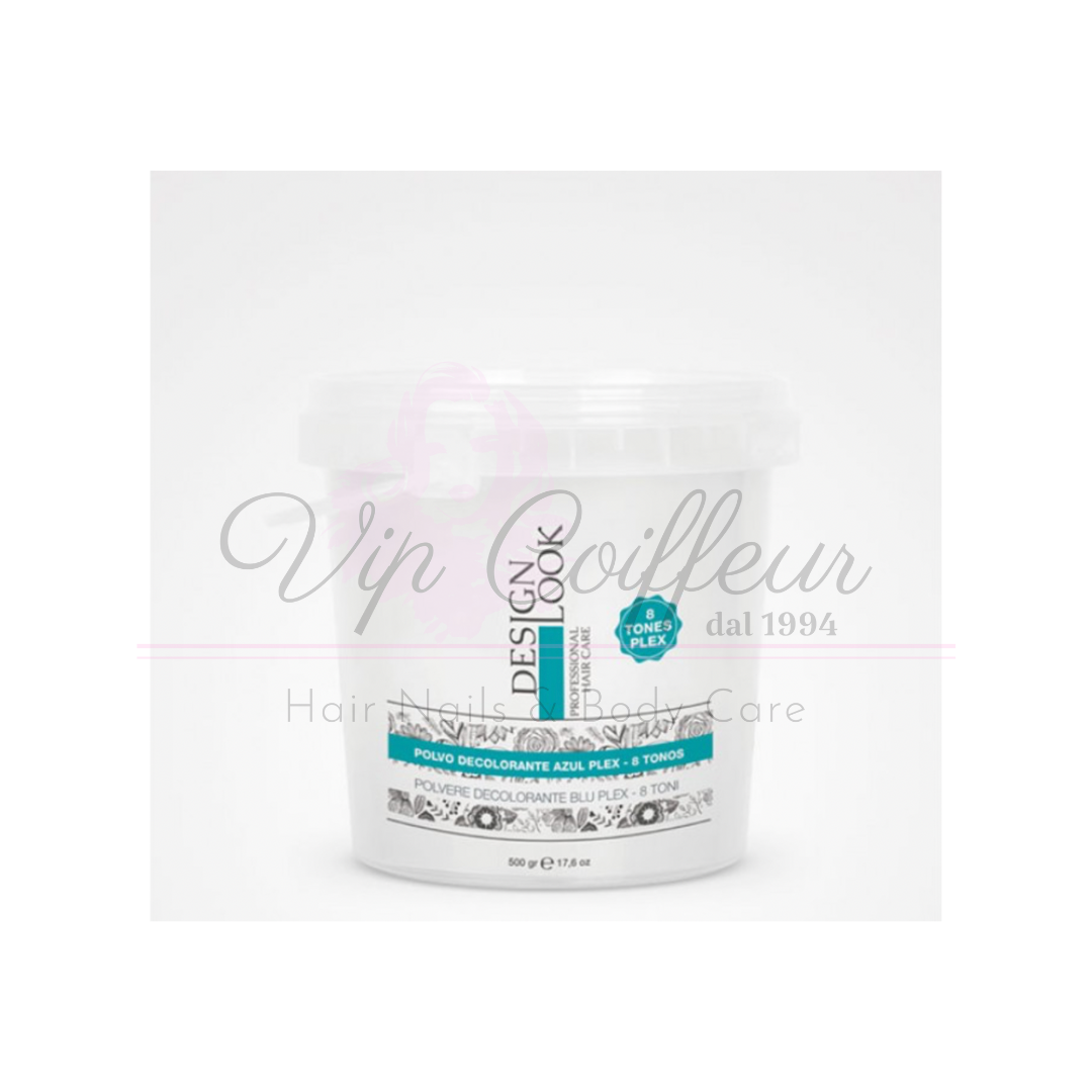 Blaues Bleichpulver mit Plex für Haare DESIGN LOOK 500 gr