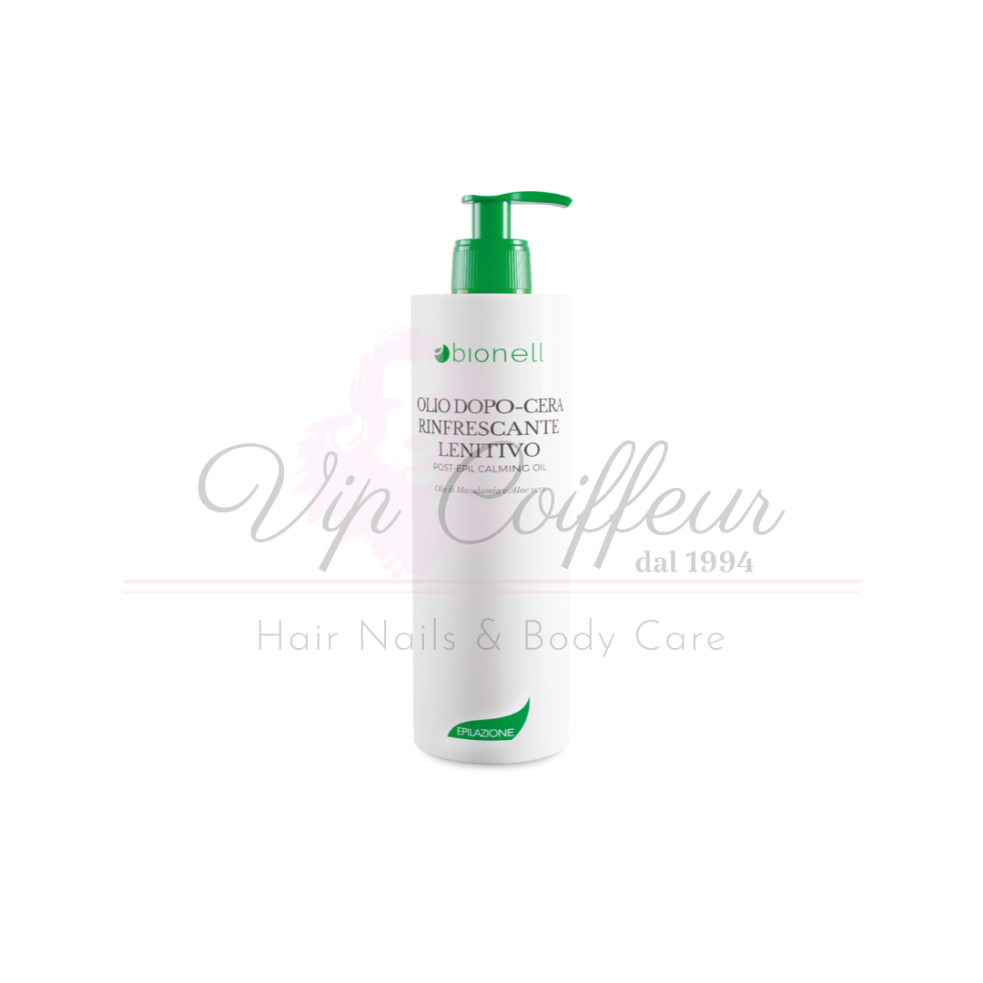 Olio Dopo-Cera Rinfrescante Lenitivo Olio di Macadamia e Aloe vera 500ml BIONELL