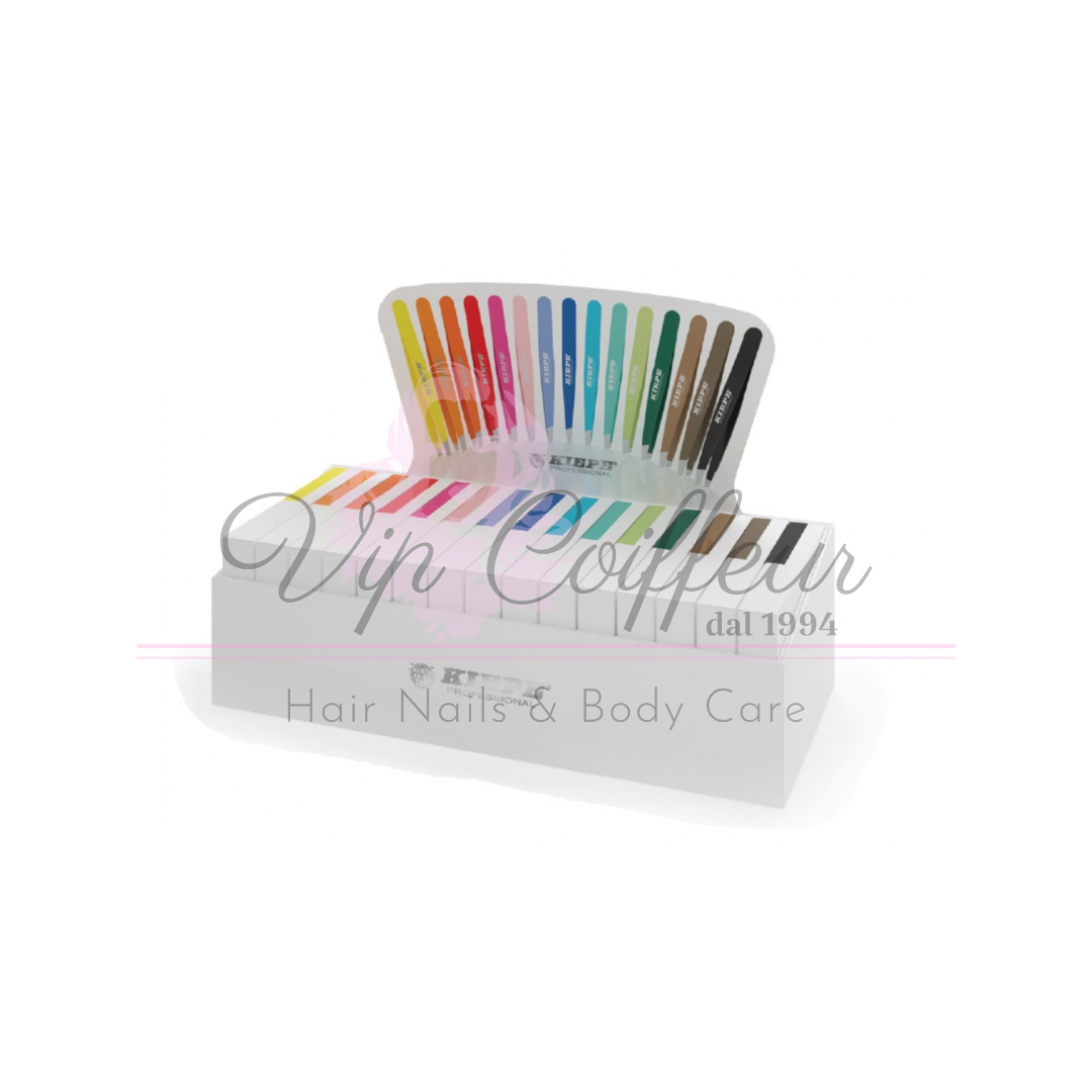 Pinzetta Sopracciglia punta Obliqua "K-Tweezer" KIEPE Professional