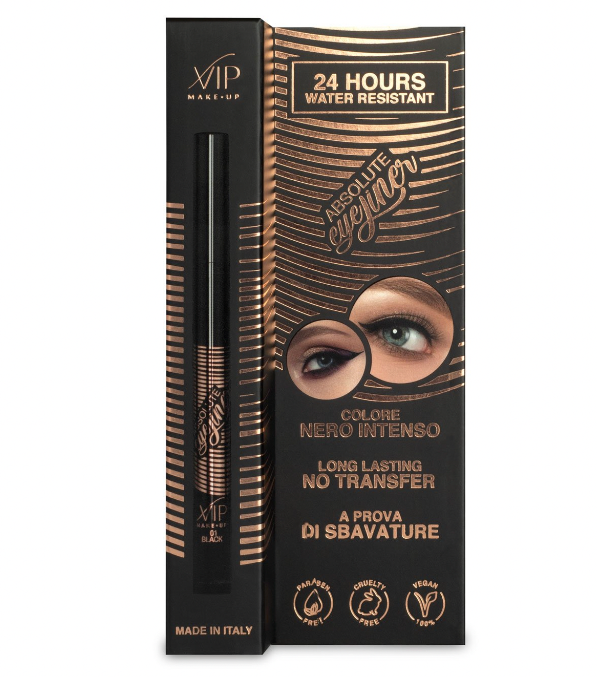 Absolute Eyeliner Water Resistant VIP MAKE UP