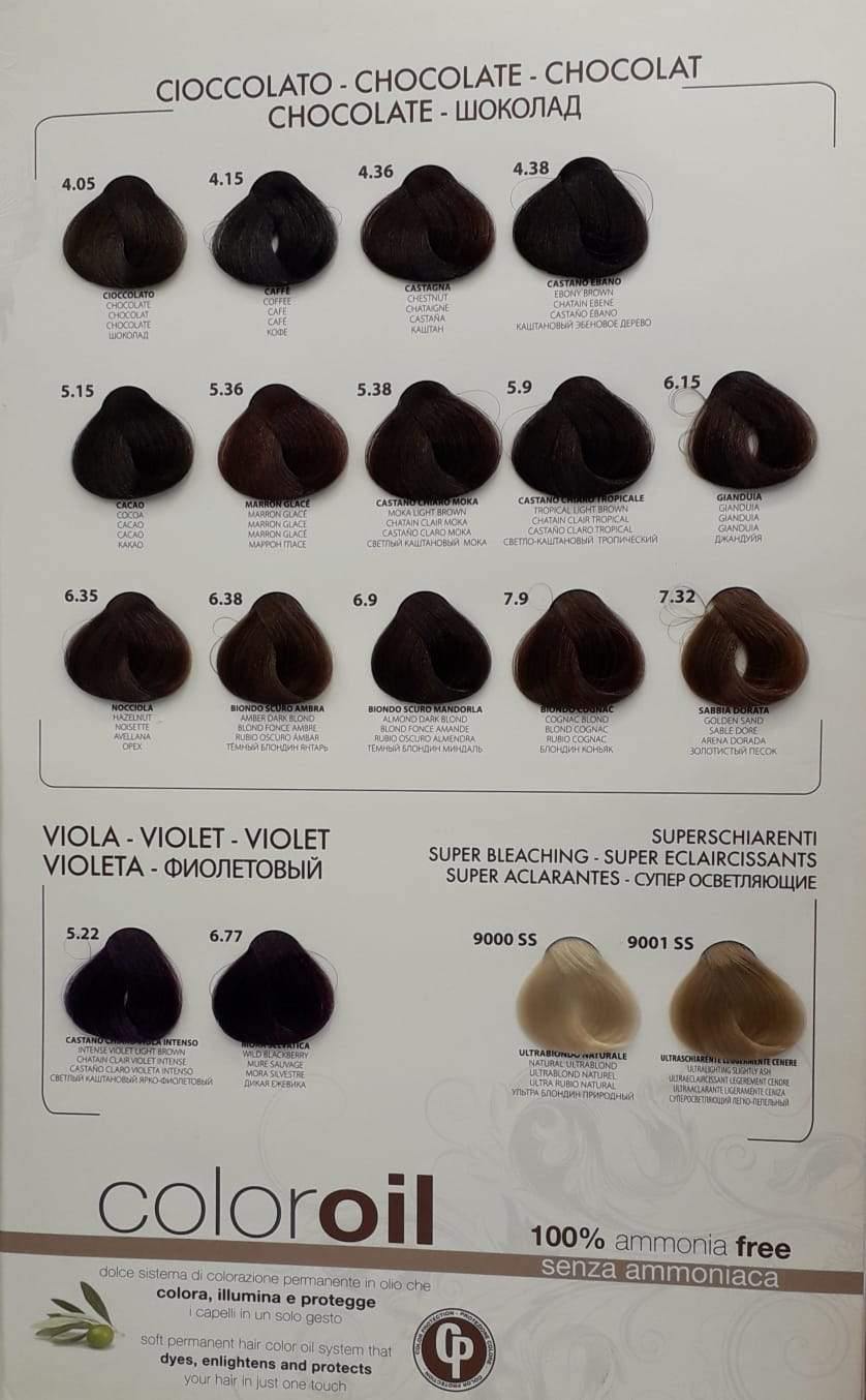 Tinta Crema Colorante Senza Ammoniaca COLOR OIL - Vip Coiffeur
