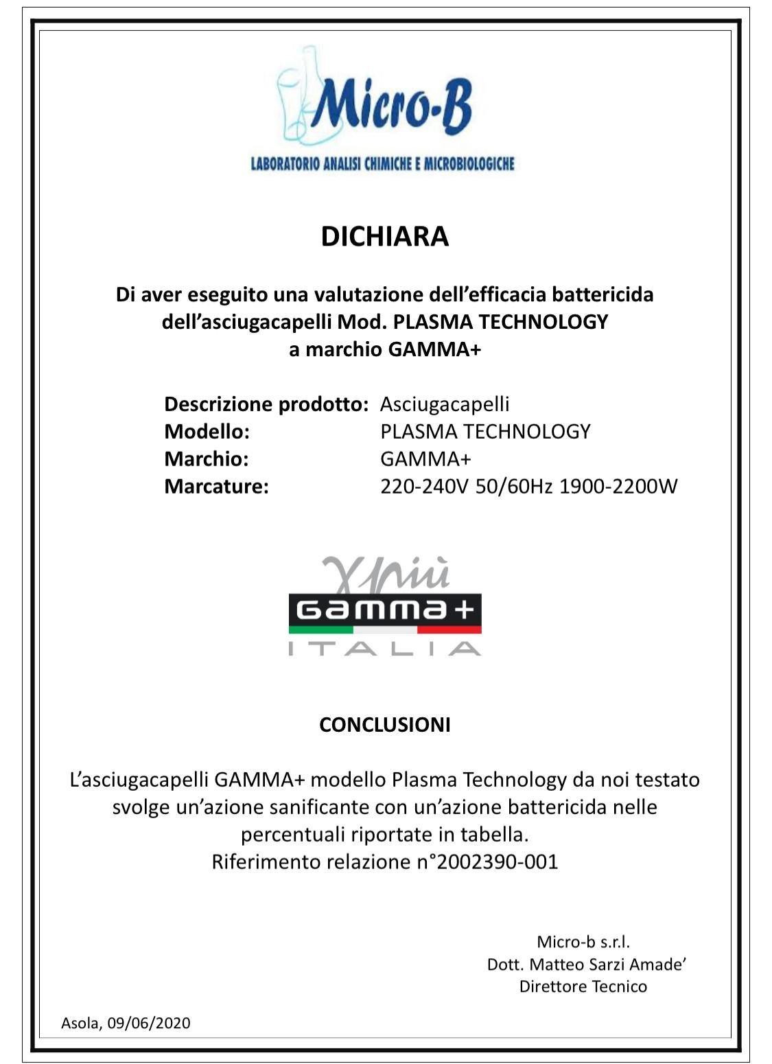 Phon Asciugacapelli Professionale PLASMA GAMMA PIU - Vip Coiffeur