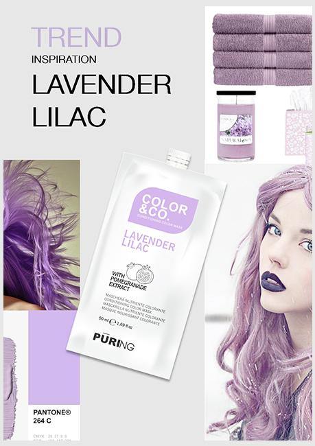 Maschera Nutriente Colorante Lavanda Lavender Lilac 50ml PURING - Vip Coiffeur