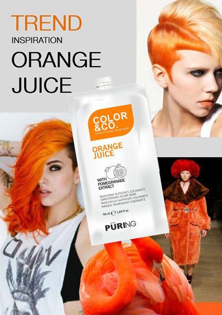 Maschera Nutriente Colorante Arancio Orange Juice 50ml PURING - Vip Coiffeur